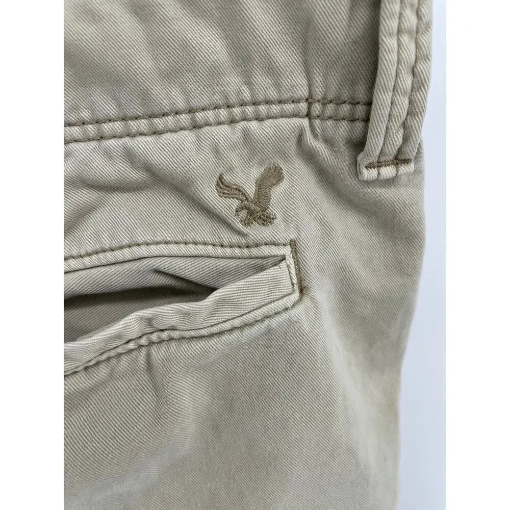 American Eagle Longboard Chino Shorts Men’s 38 Khaki Tan